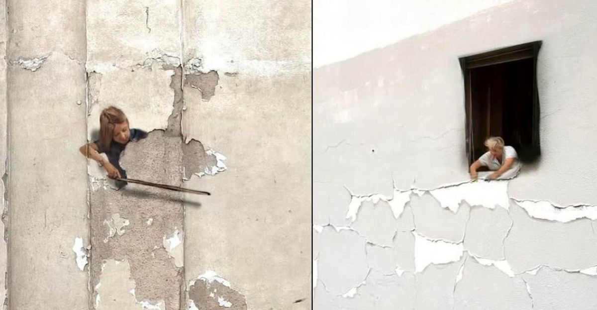 هنر خیابانی؛ شاهکارهای خلاقانۀ دختر ایرانی روی دیوارهای میلان ایتالیا